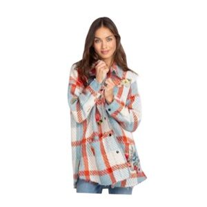 Rare Stunning Johnny Was Greta Wool Jacket XS- like new